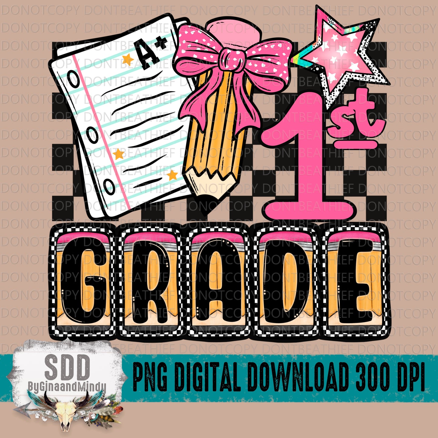 First Grade Checkered