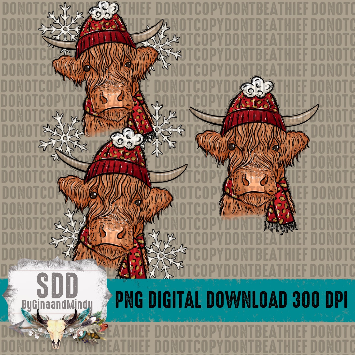 2023 I'm Freakin' Freezin' Bundle (Highland Cow)