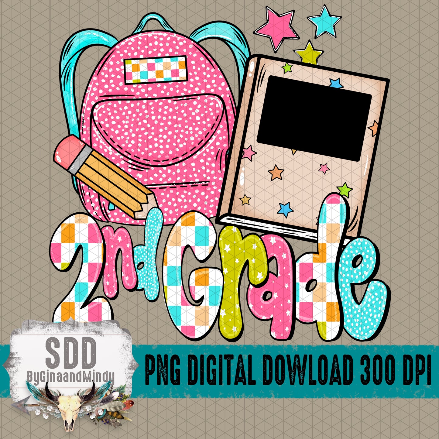 Backpack DIY Collection; 2nd Grade Girl