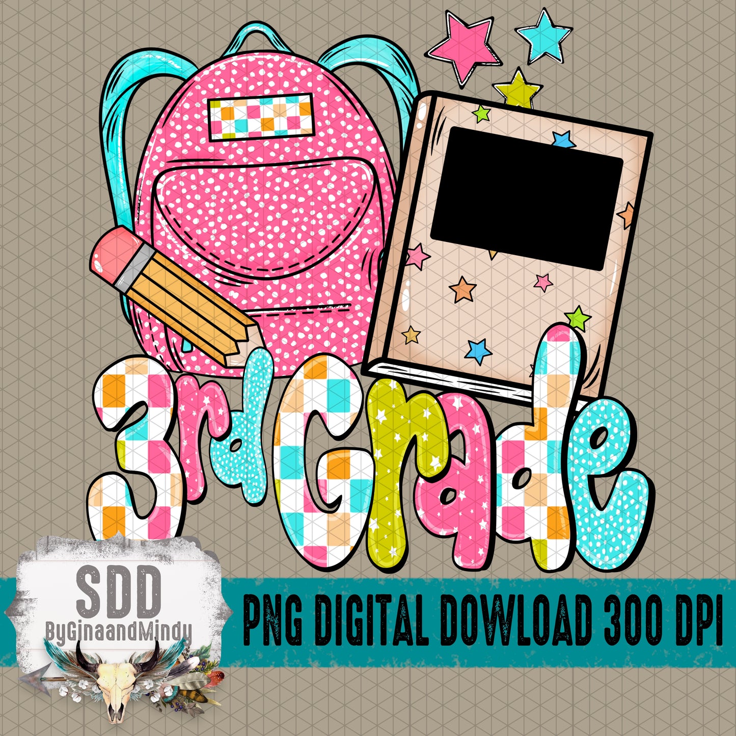 Backpack DIY Collection; 3rd Grade Girl