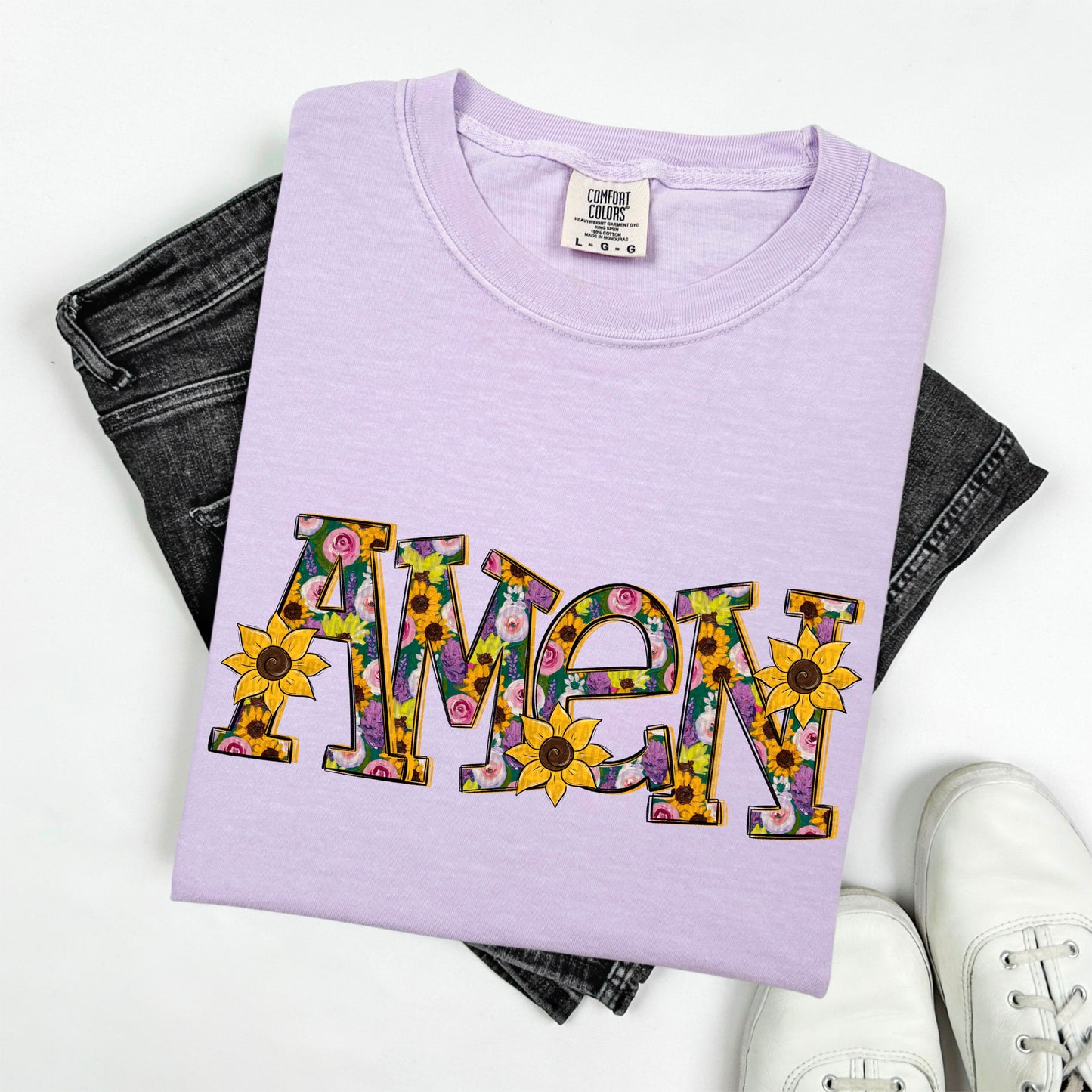 Floral Sunflowers; Amen
