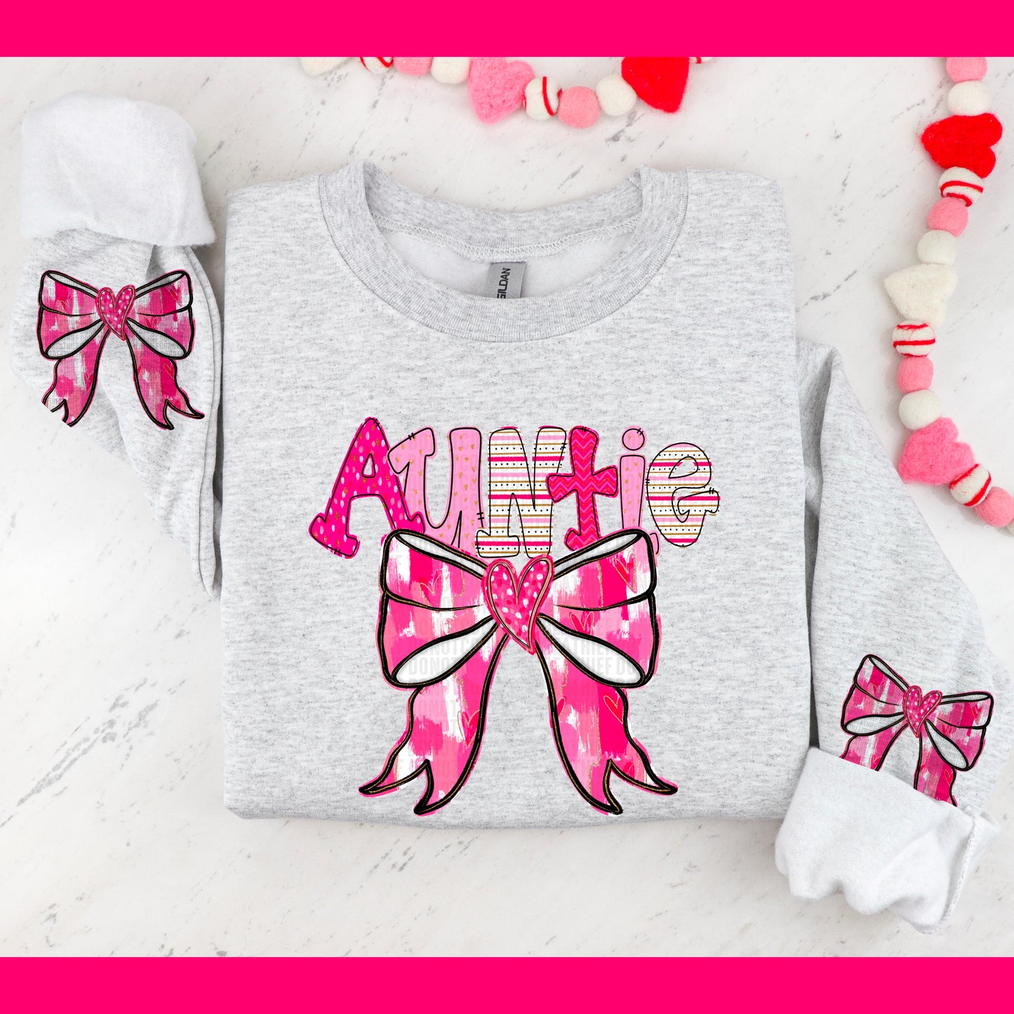 Coquette Valentines Day; Auntie