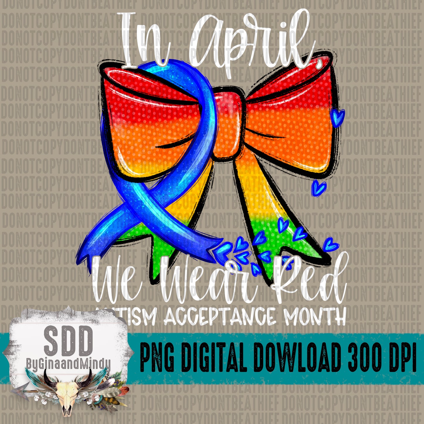Autism Acceptance Bundle; We Wear Red
