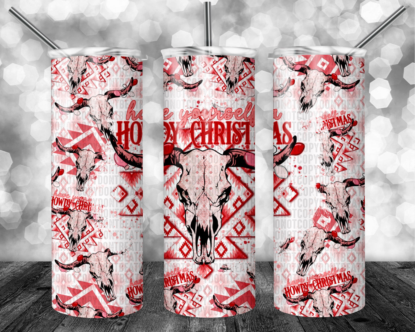 Have Yourself a Howdy Christmas 20oz Tumbler