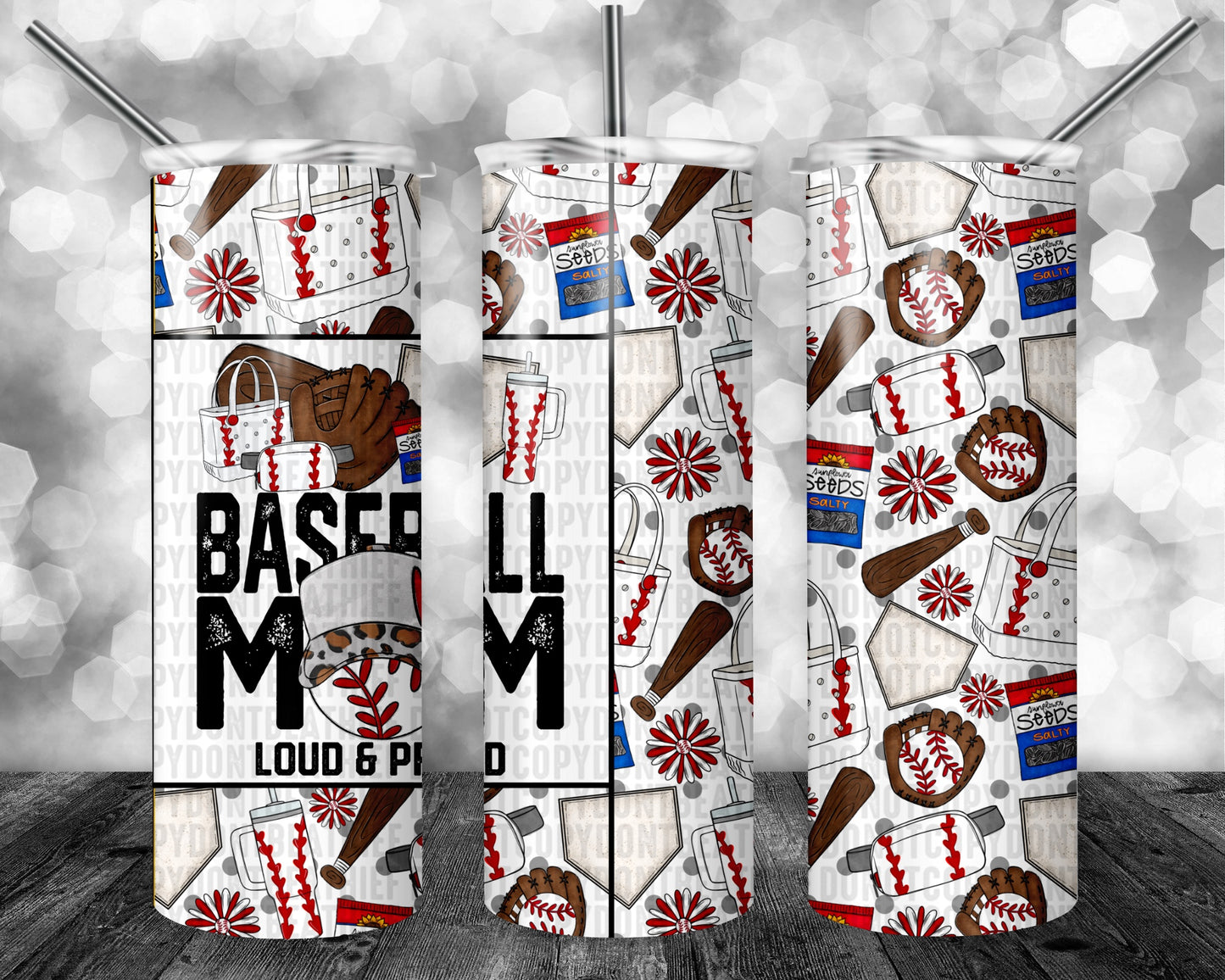 Baseball Mom - Loud and Proud - 20oz Tumbler