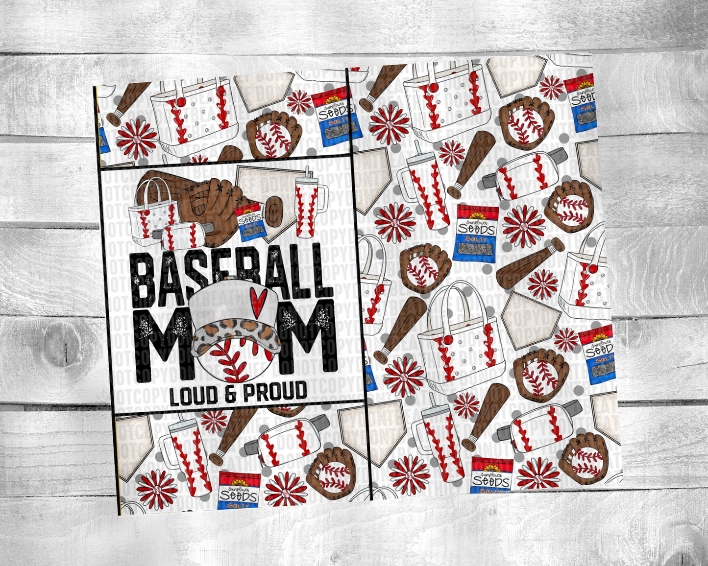 Baseball Mom - Loud and Proud - 20oz Tumbler