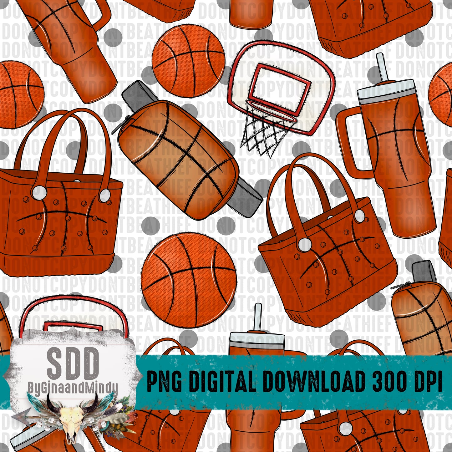 Basketball -Seamless Bundle
