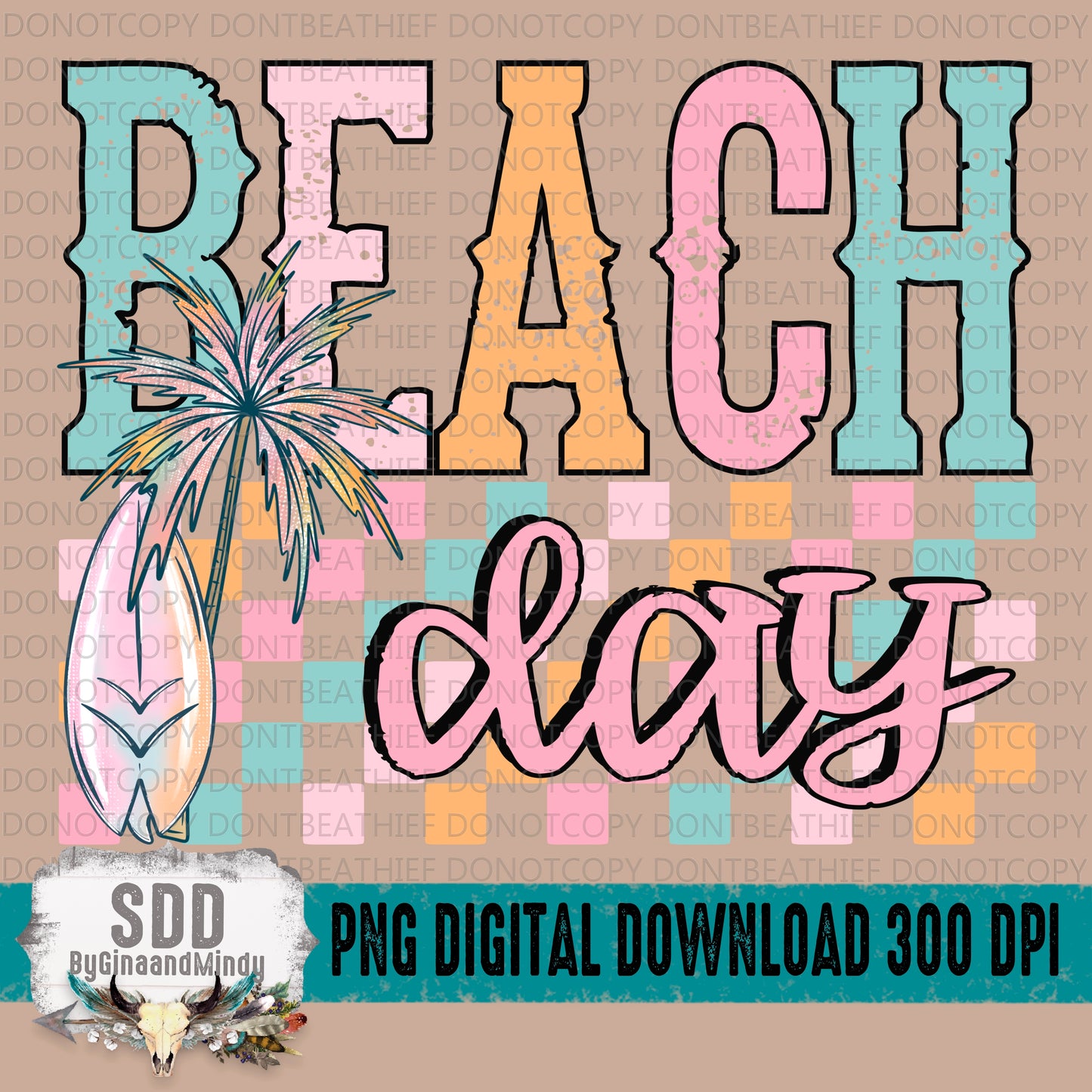 Beach Days Checkered