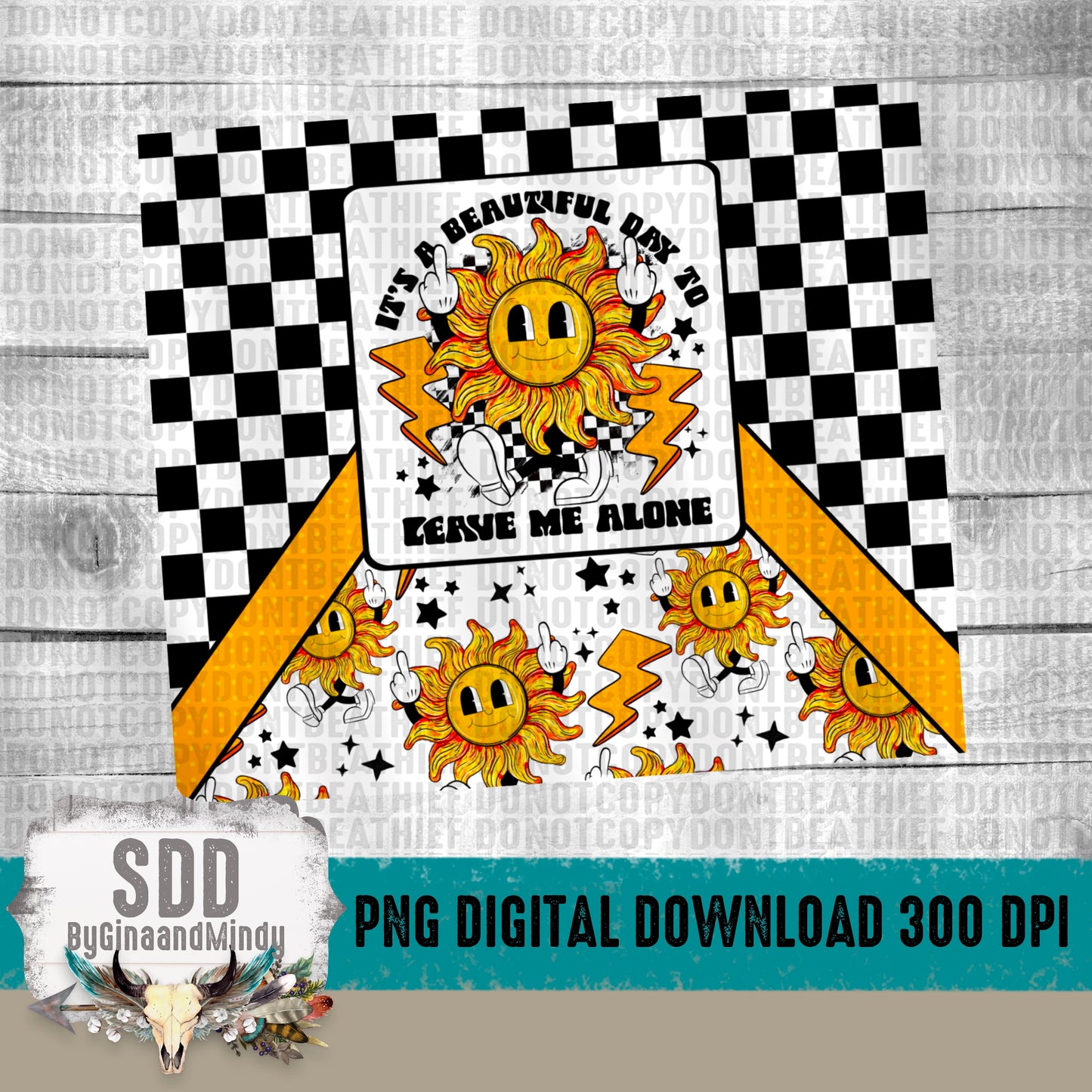 Beautiful Day to Leave Me Alone RR Digital 20 oz Tumbler