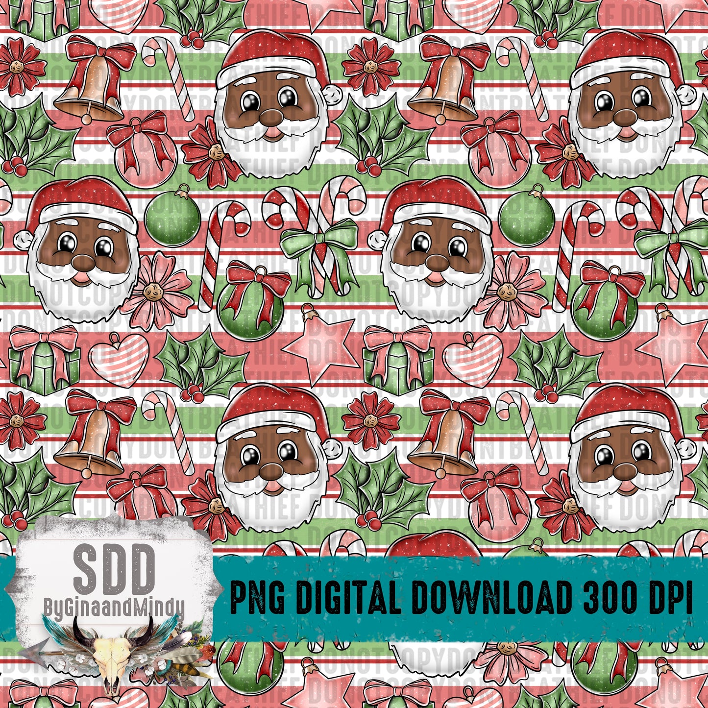Believe Santa Seamless Bundle