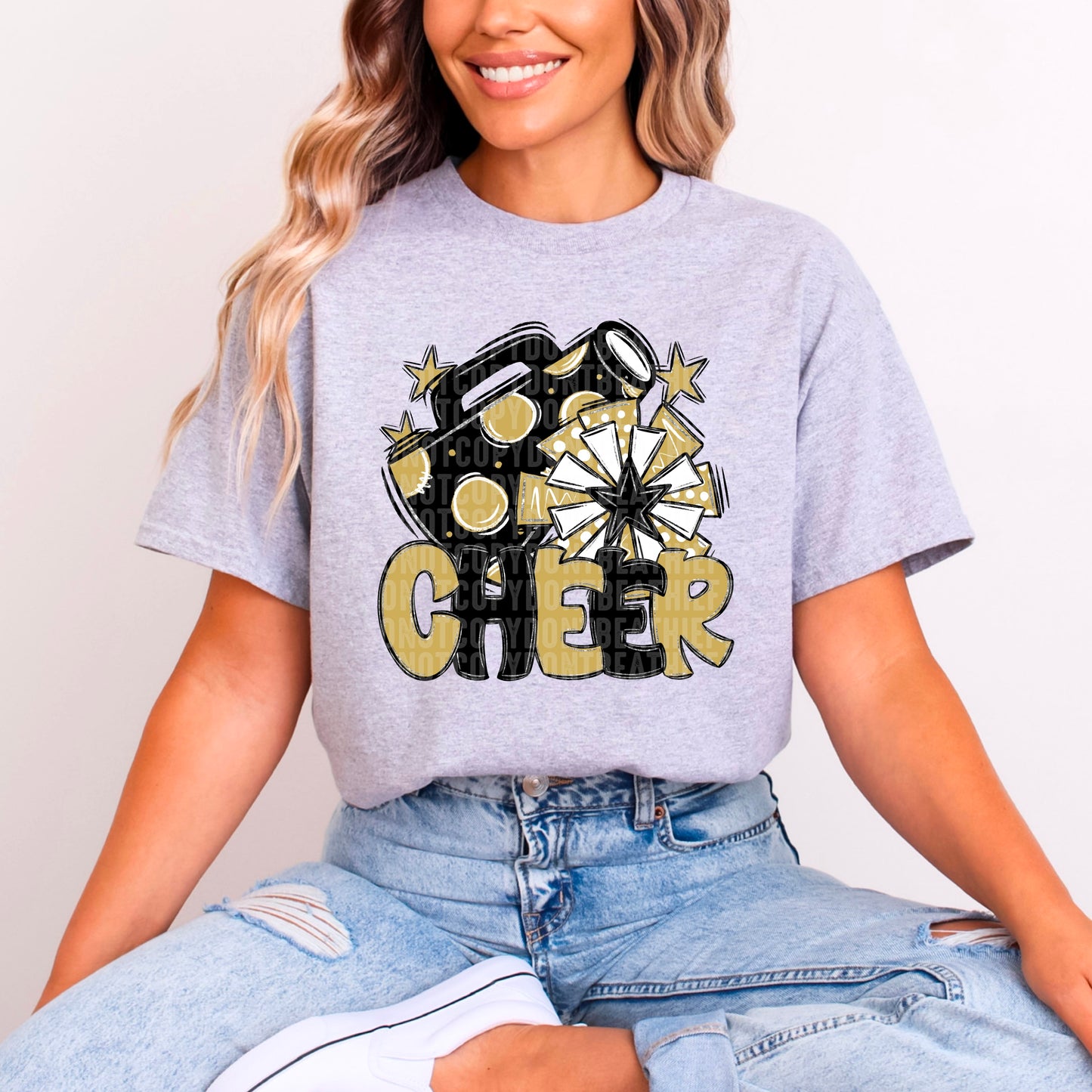 Cheer Bundle; Black & Vegas Gold