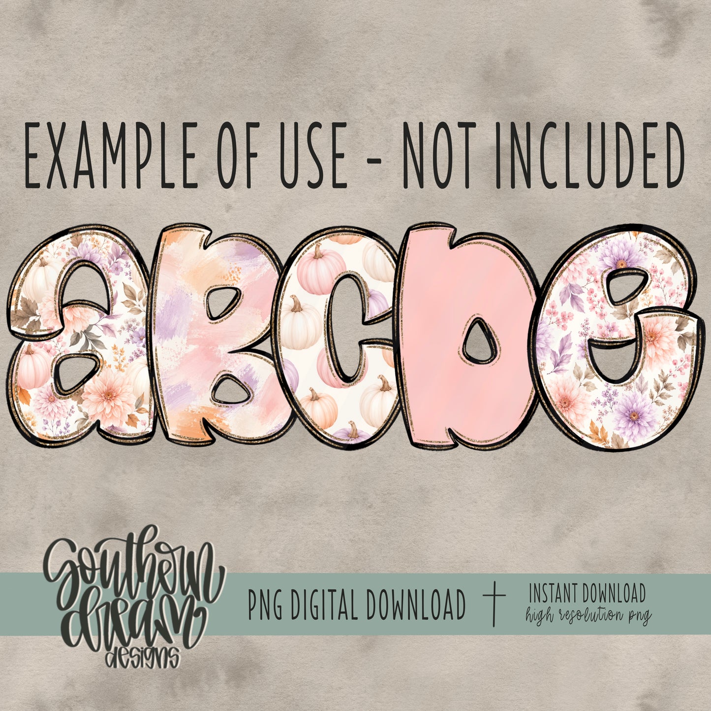 Blush Harvest Digital Paper BUNDLE (Not Seamless)