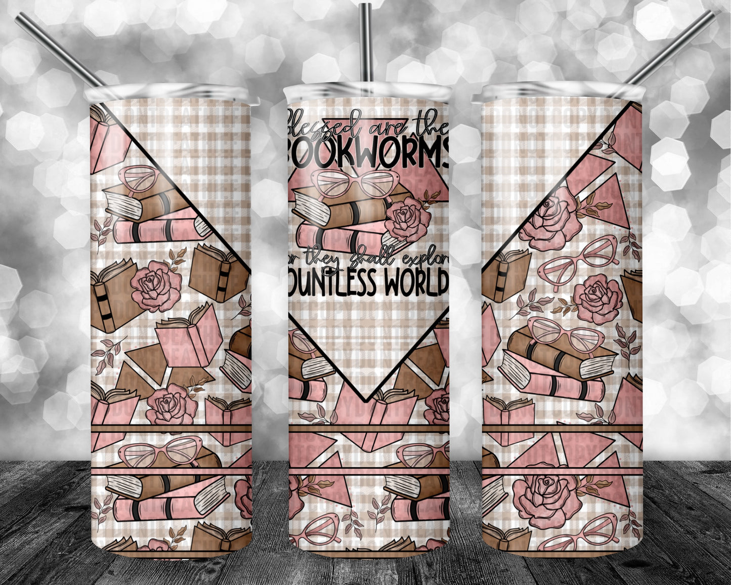 Blessed are the Bookworms 20oz Tumbler