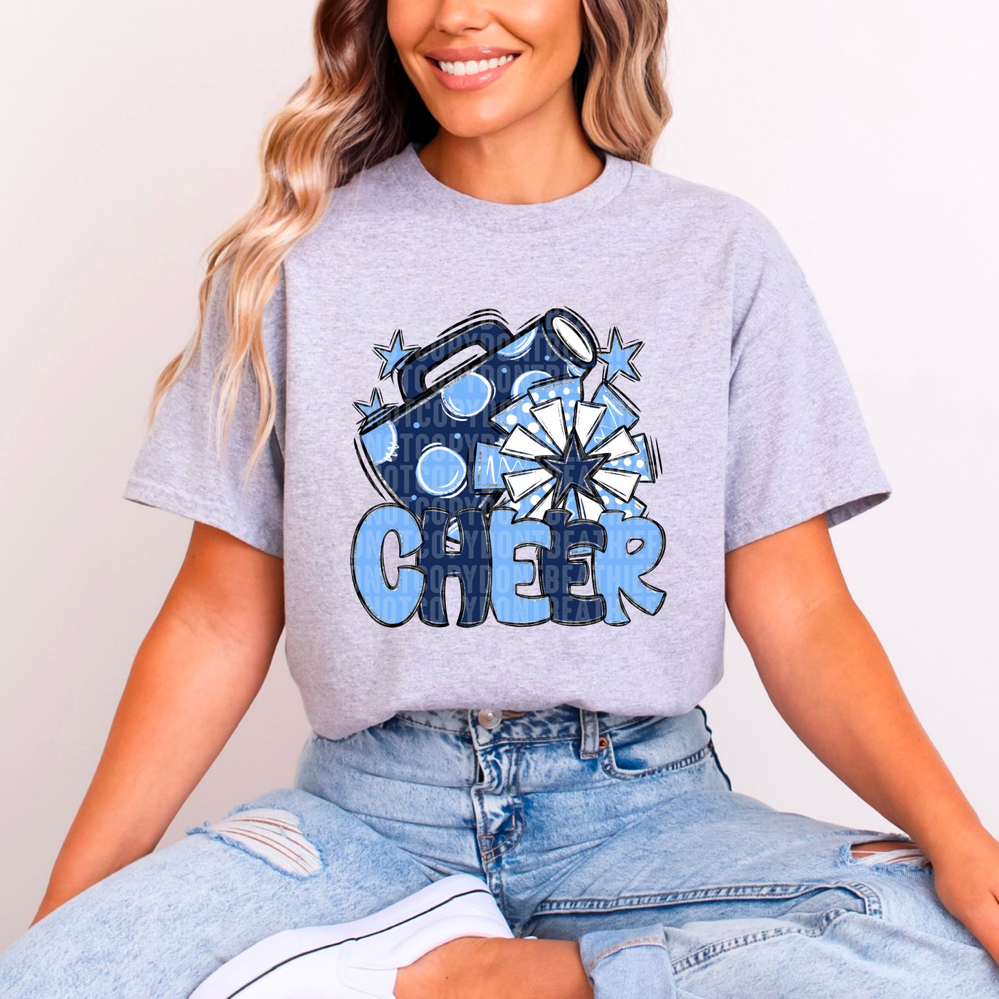 Cheer Bundle; Columbia Blue & Navy Blue