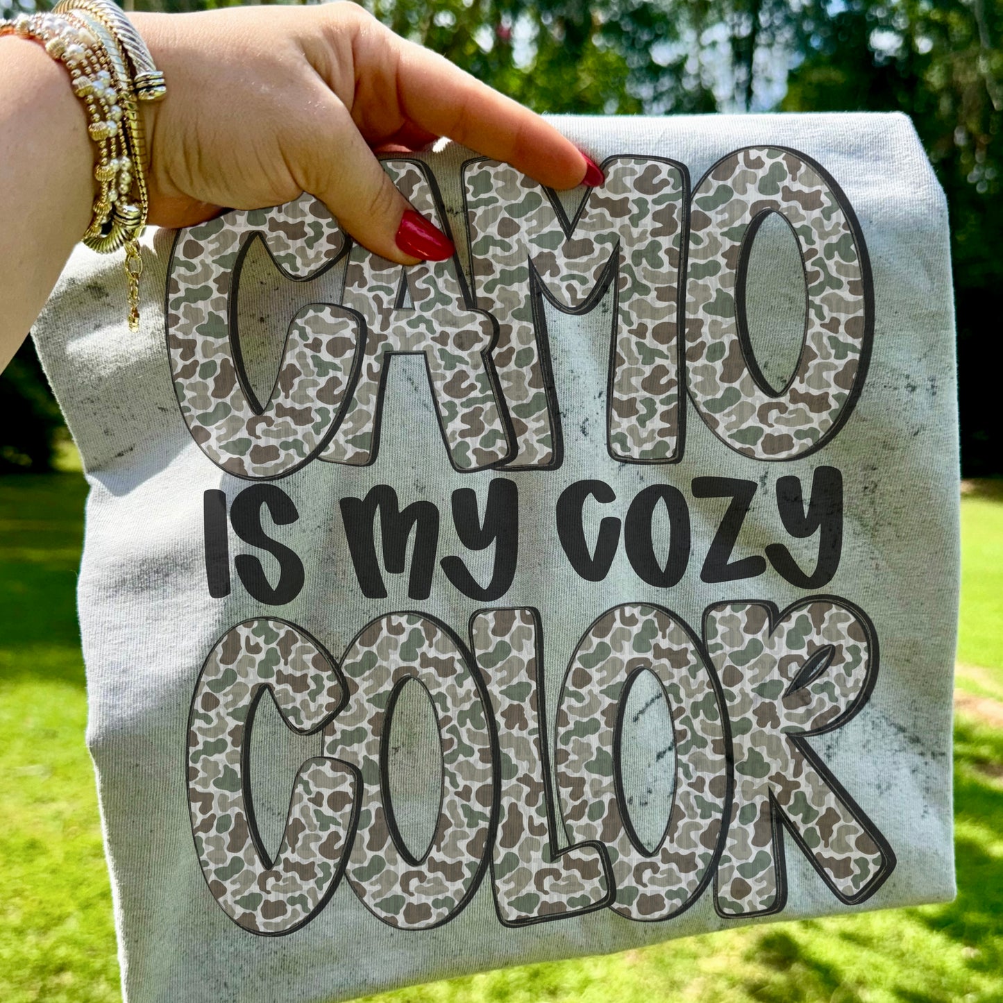 Camo is my cozy Color