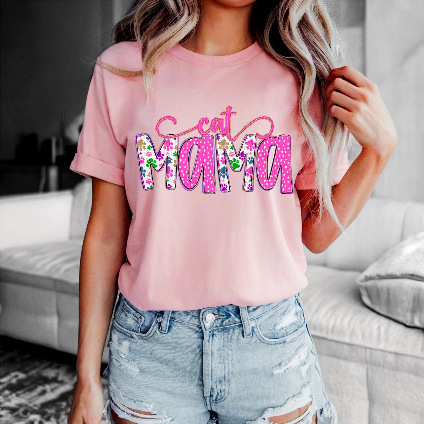 Cat Mama Neon