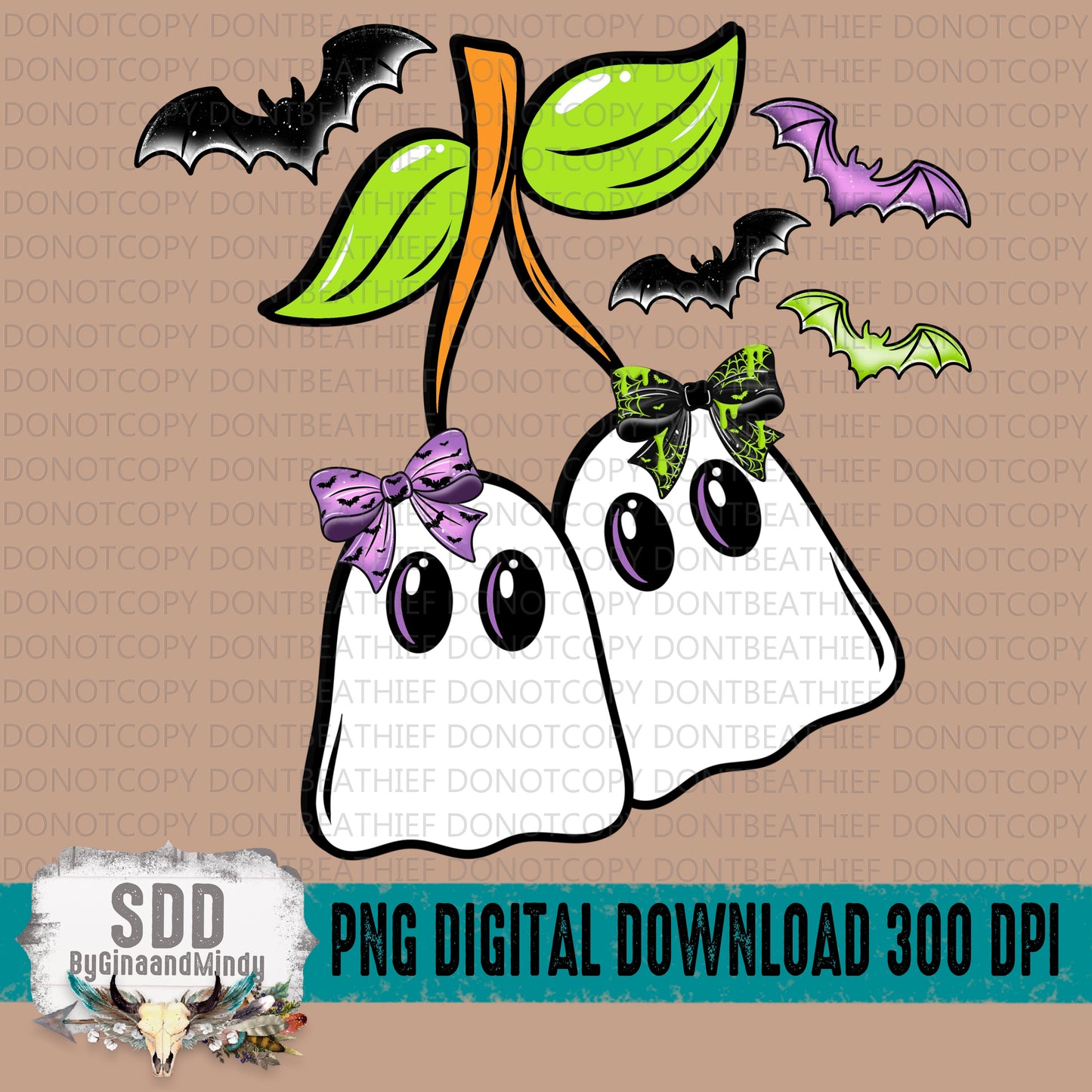 Spooky Cherry Ghosts