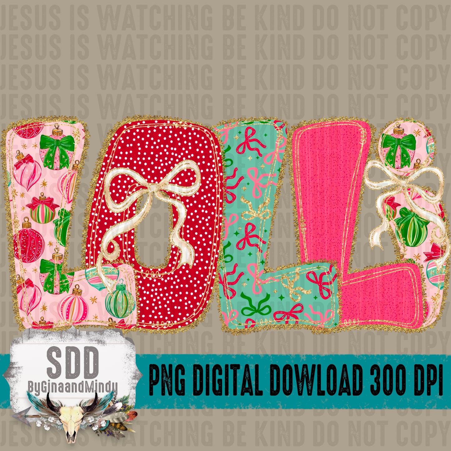 Christmas Bow Lace Collection; Lolli