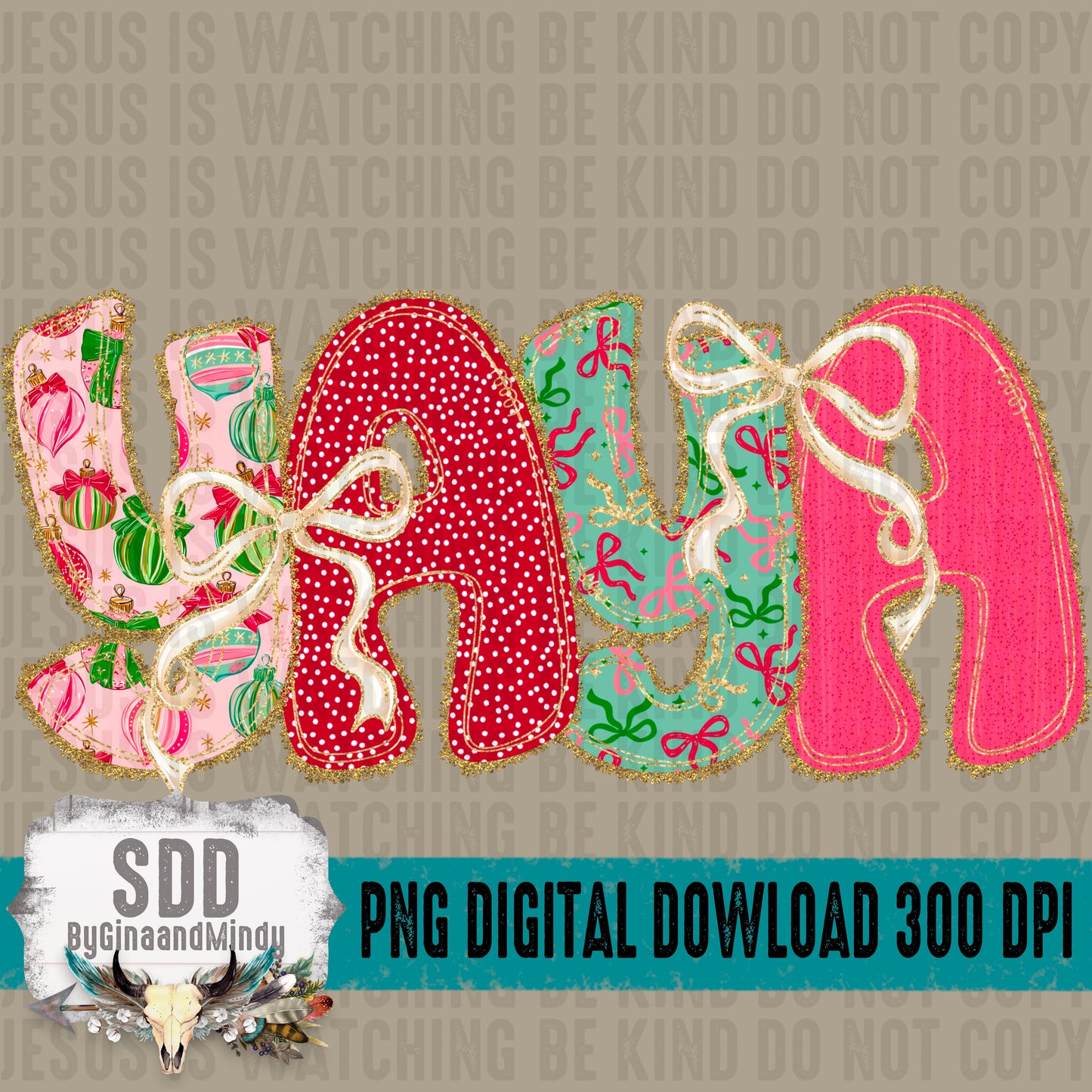 Christmas Bow Lace Collection; Yaya