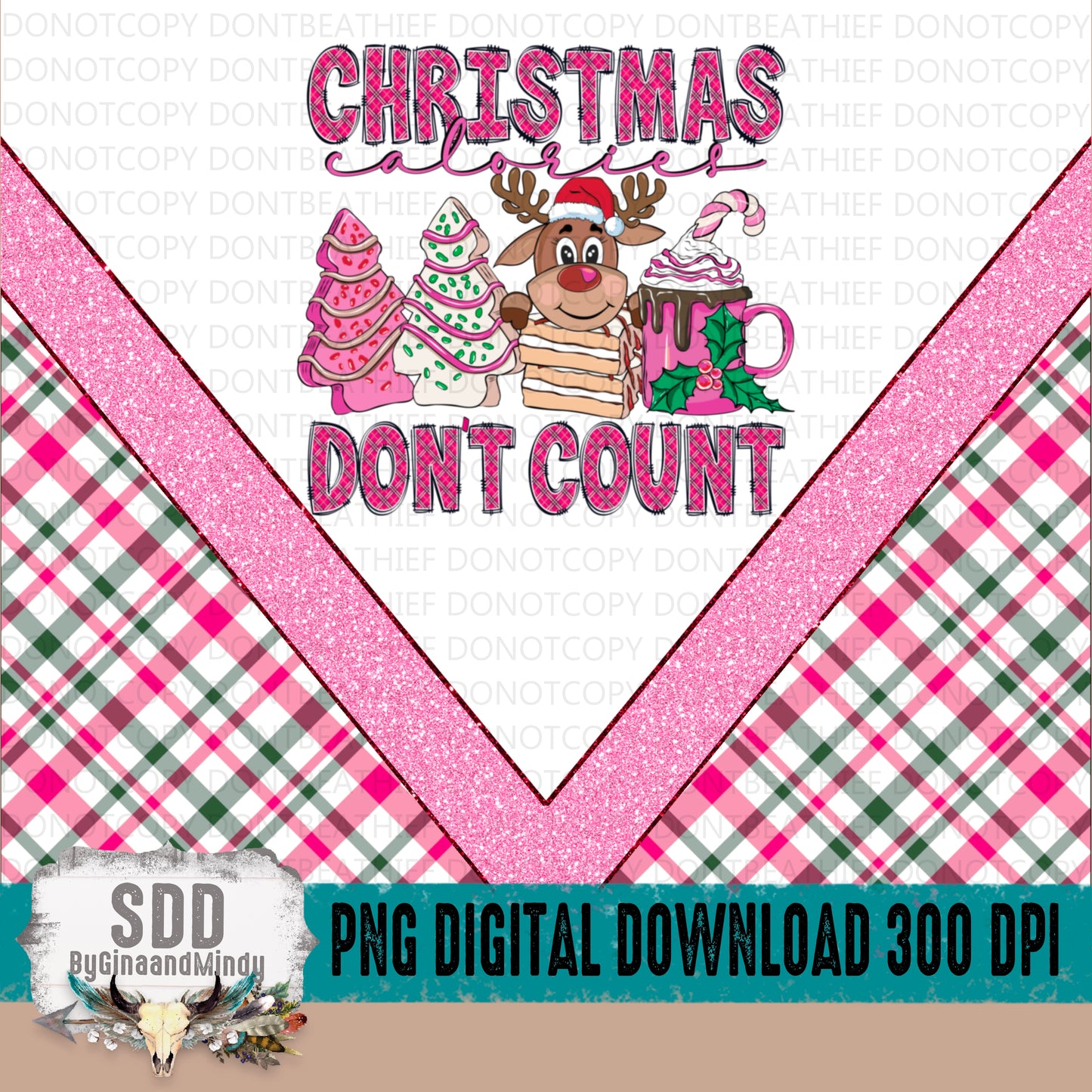 Christmas Calories Don't Count 20oz Tumbler