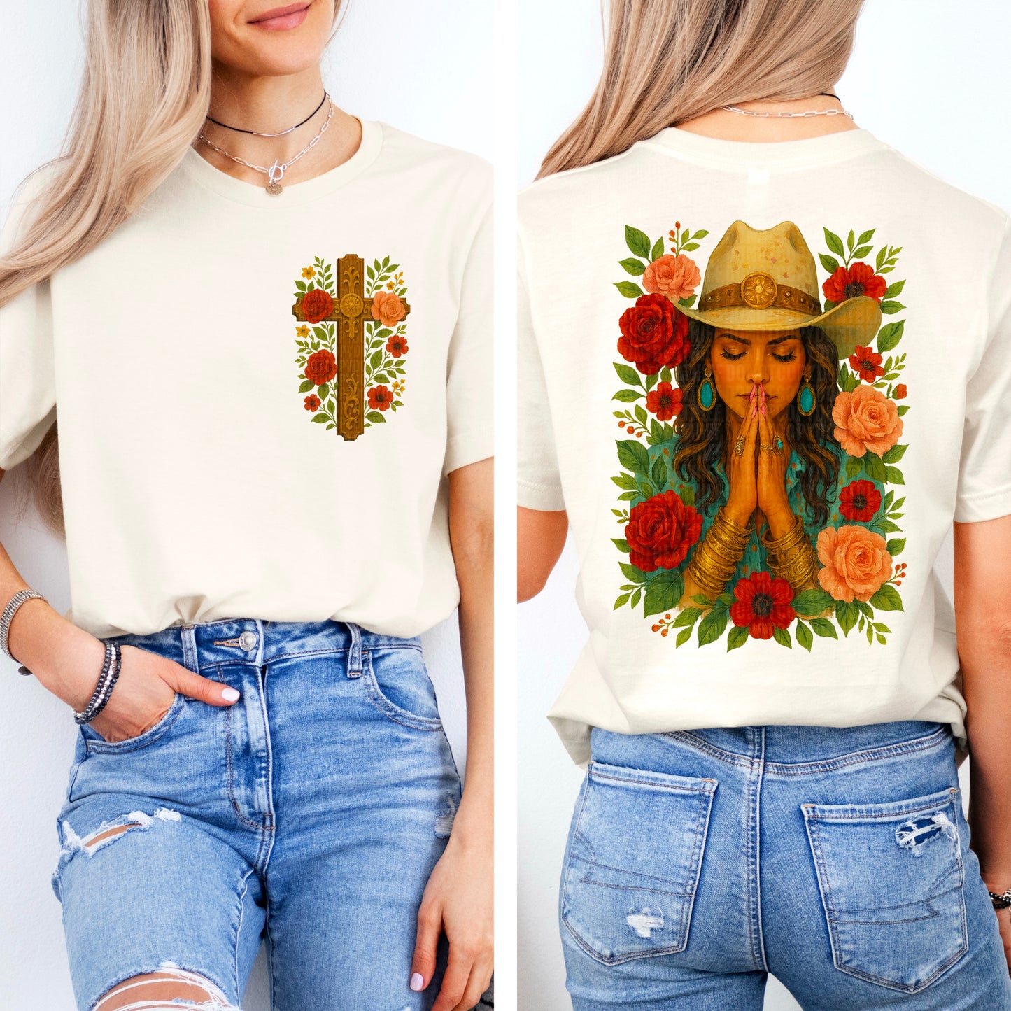 Praying Cowgirl Bundle; Light, Medium, Dark Skin