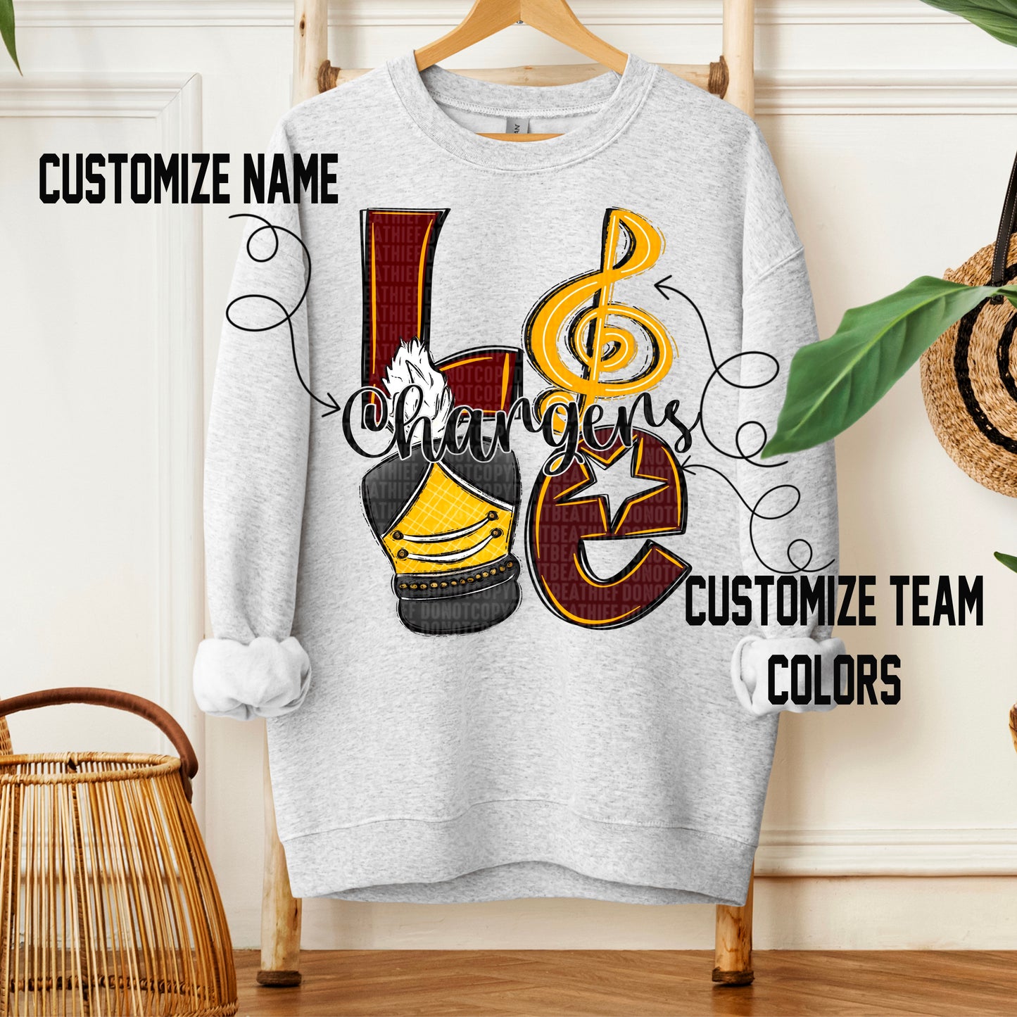 Custom Band School Spirit