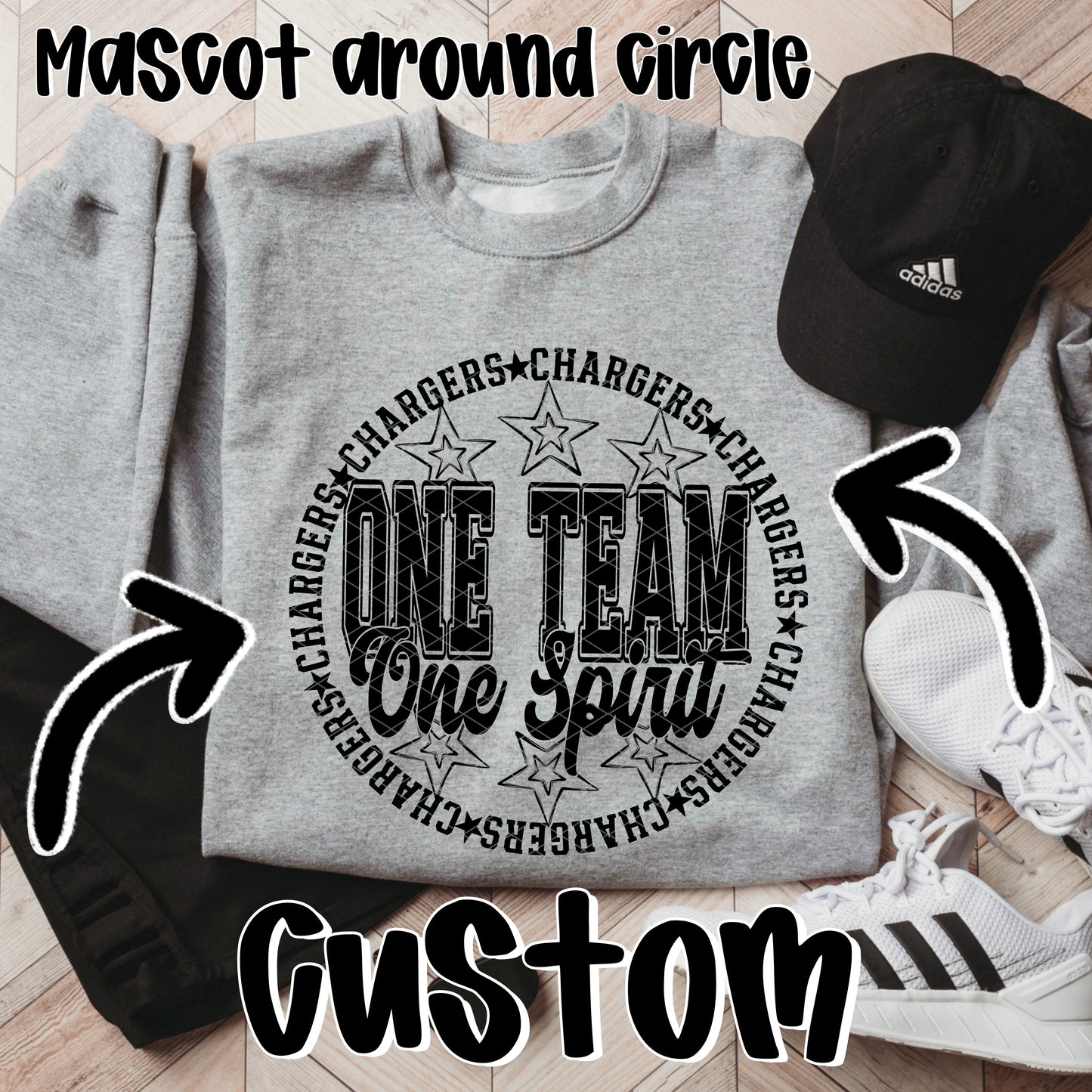 One Team One Spirit Single Color Bundle CUSTOM