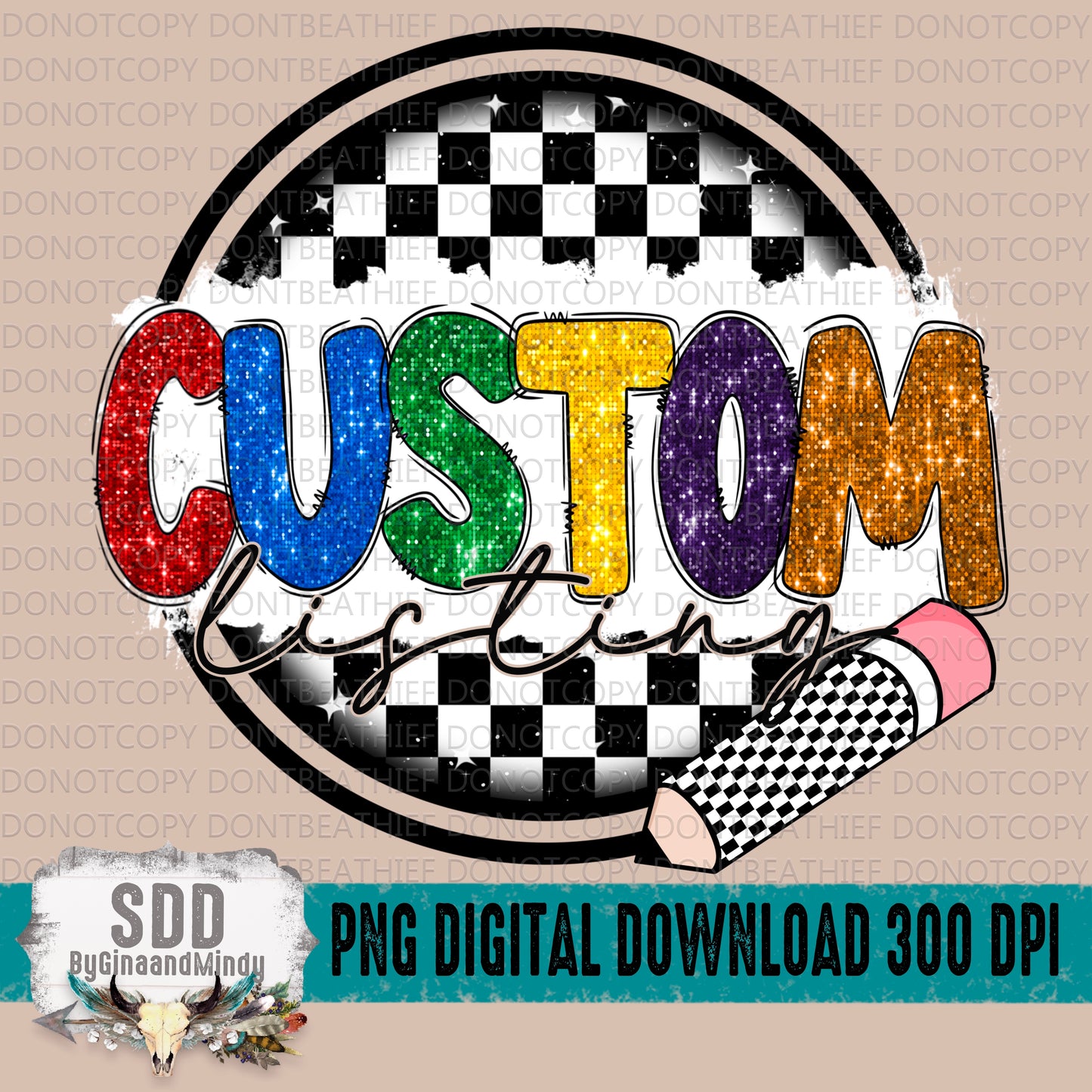 Custom Checkered