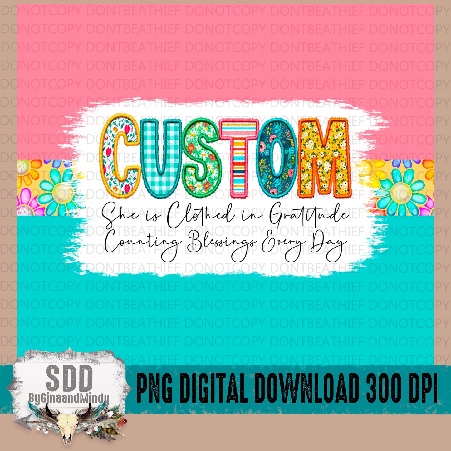 Clothed in Gratitude 20oz Tumbler CUSTOM REQUEST