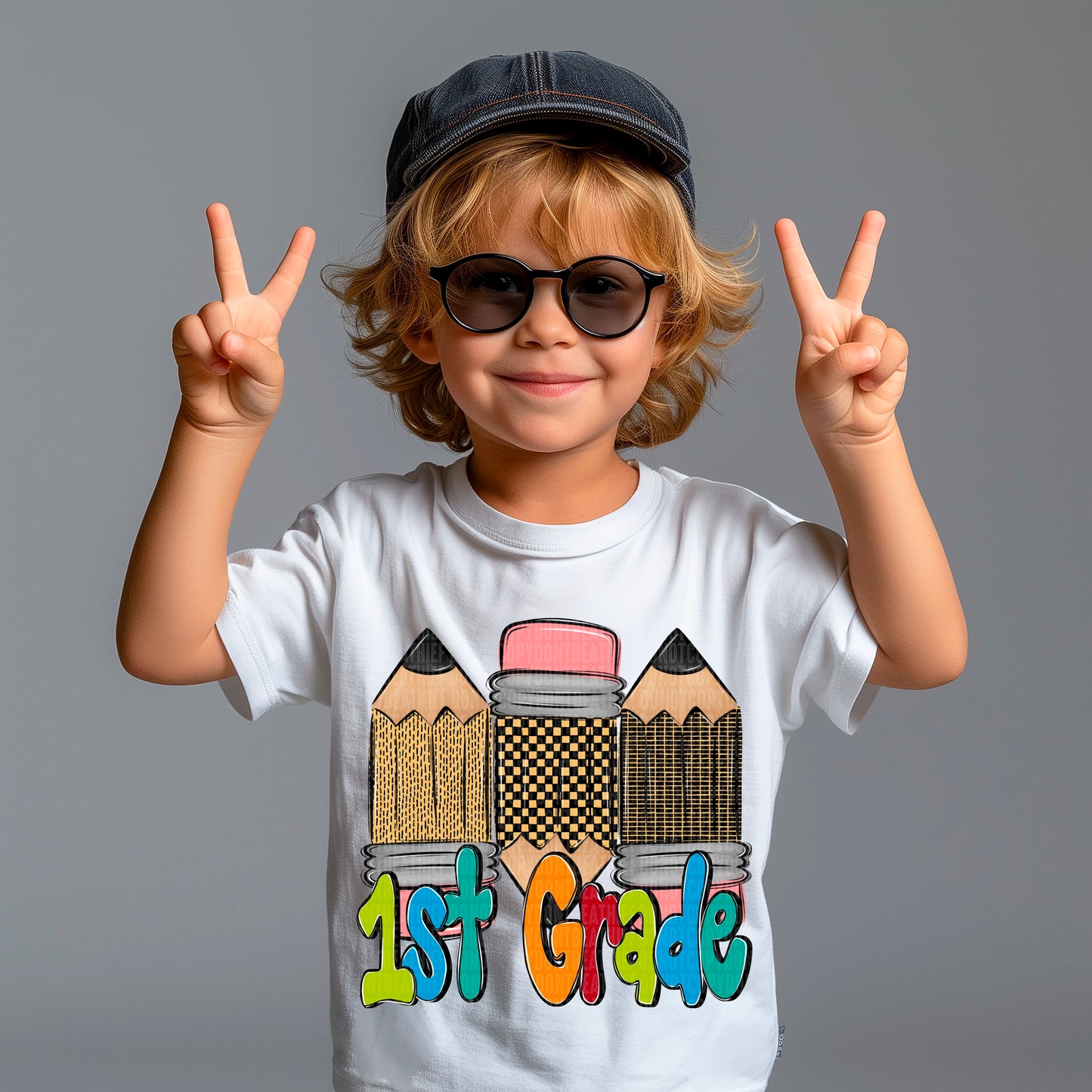 Doodle Pencil Collection Boy; 1st Grade