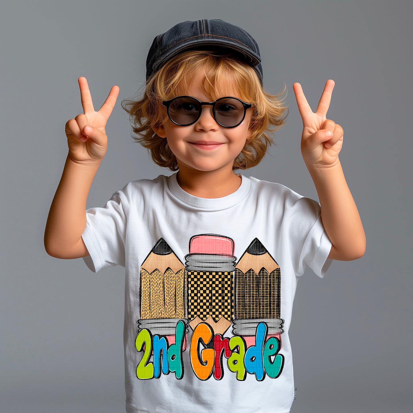 Doodle Pencil Collection Boy; 2nd Grade