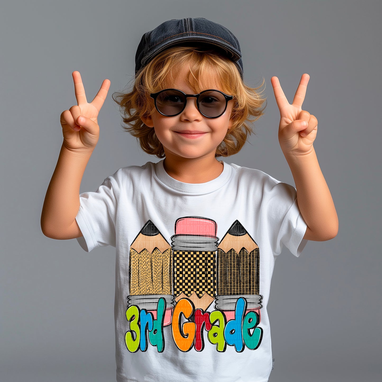 Doodle Pencil Collection Boy; 3rd Grade
