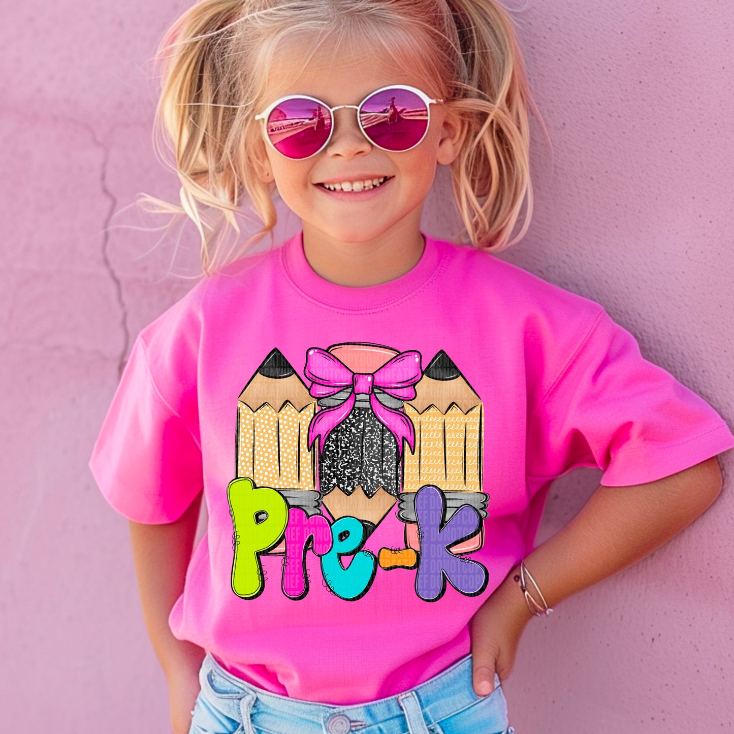 Doodle Pencil Collection Girl; Pre K