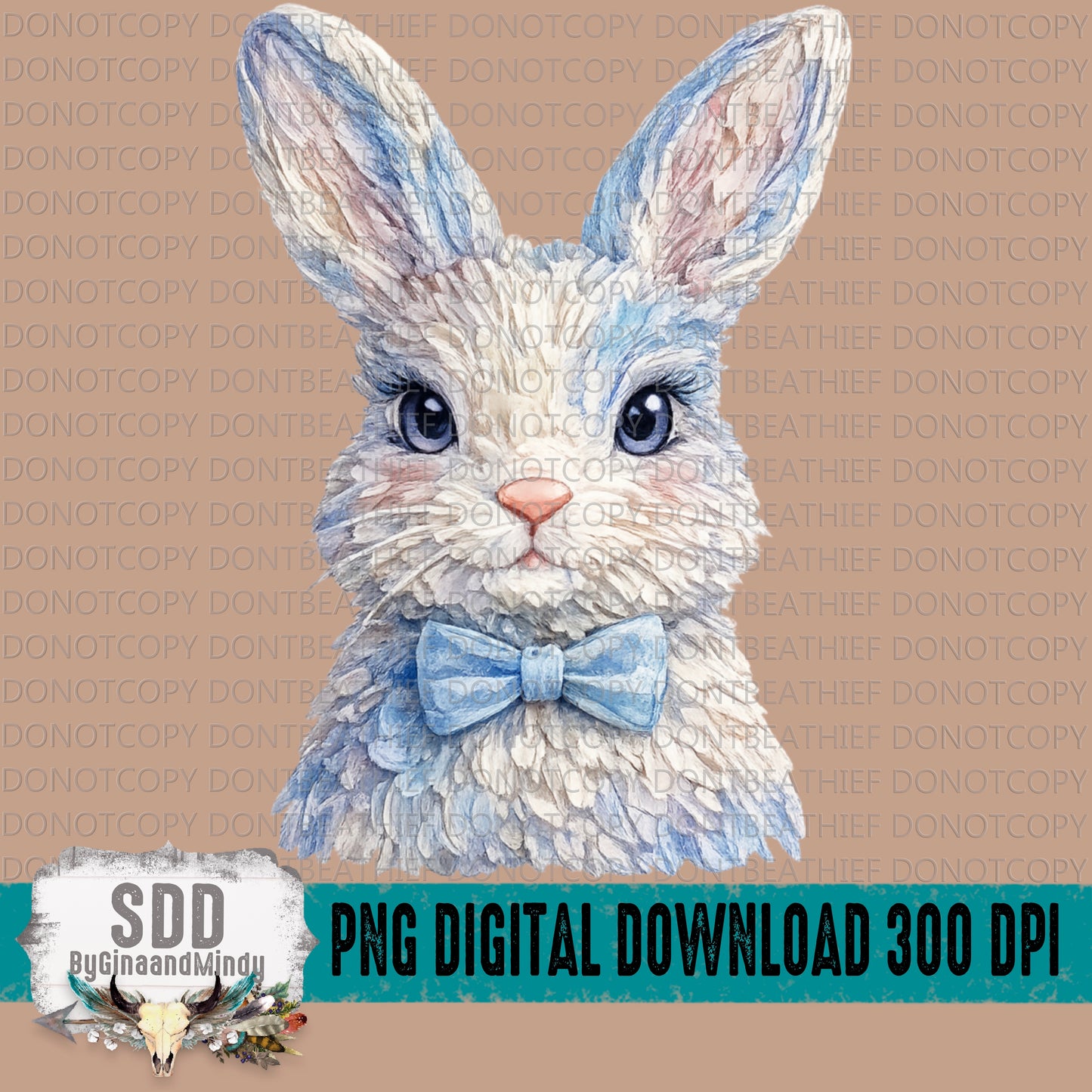 Textured Easter Bunny Boy