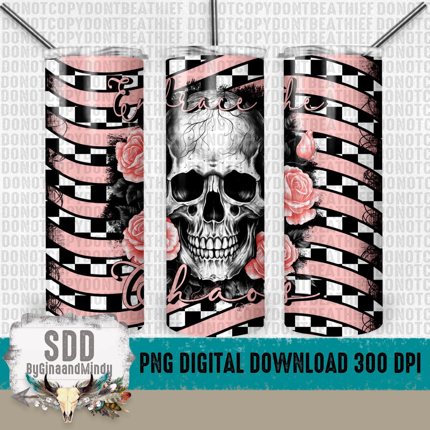 Embrace the Chaos 20oz Tumbler