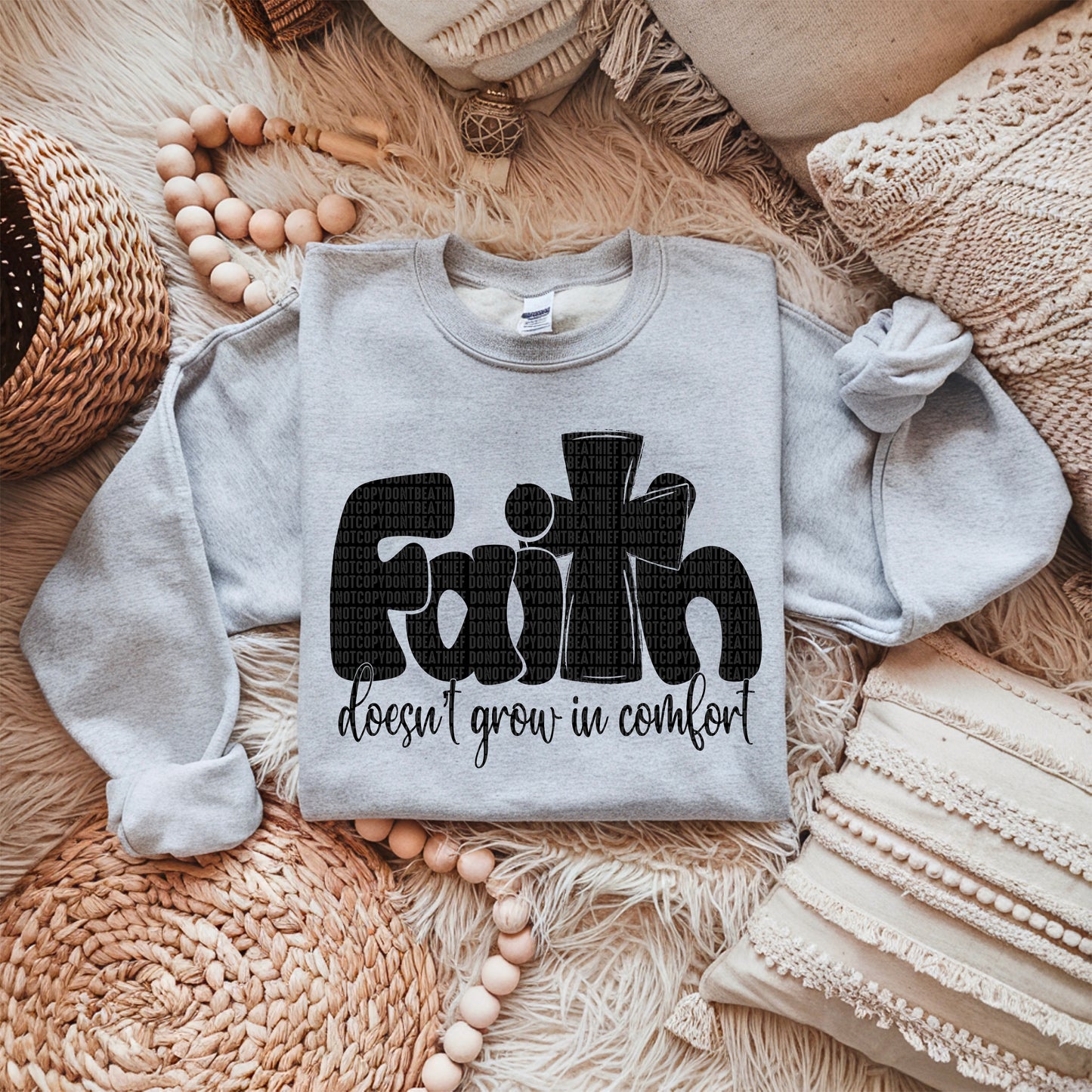 FAITH doesn't grow in comfort