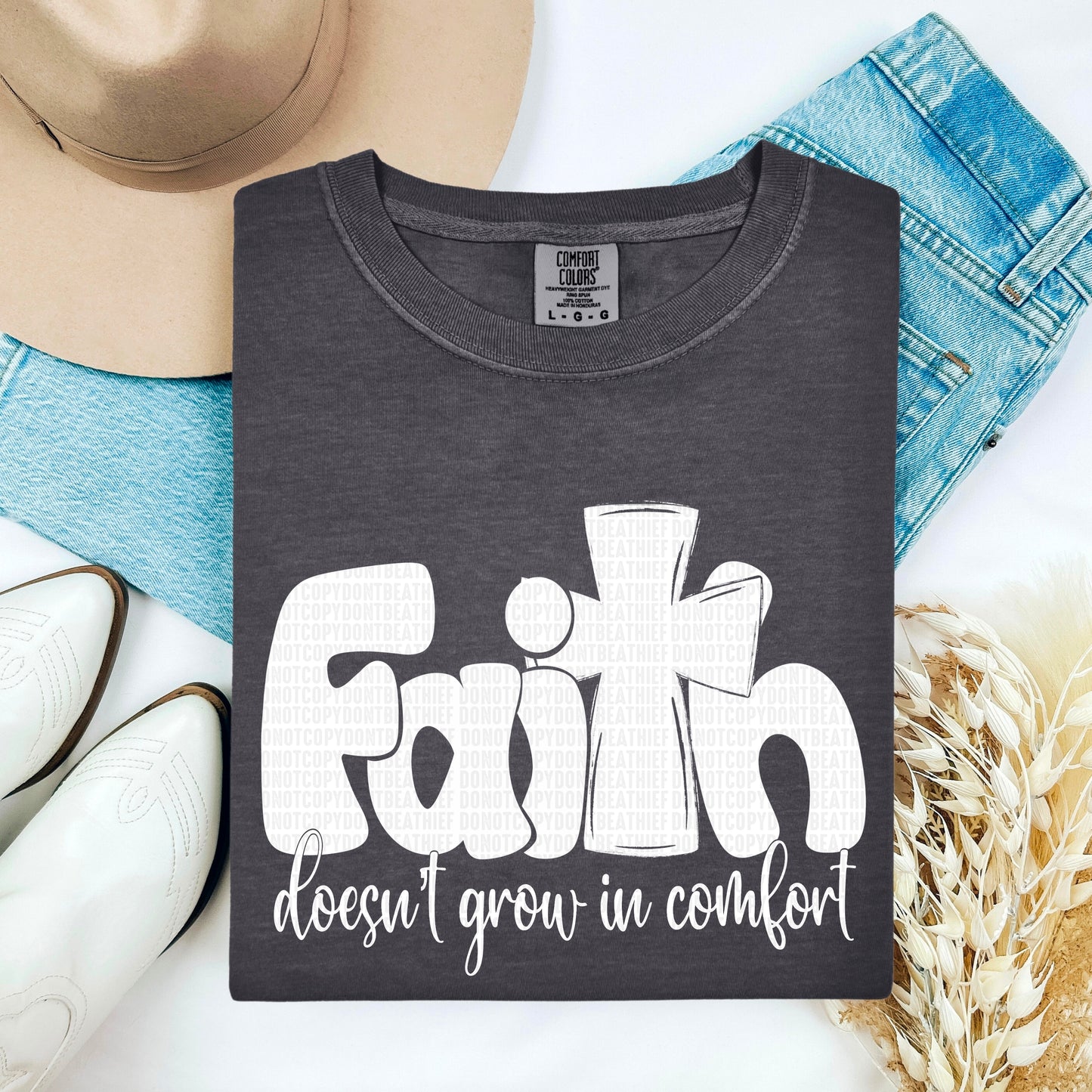 FAITH doesn't grow in comfort