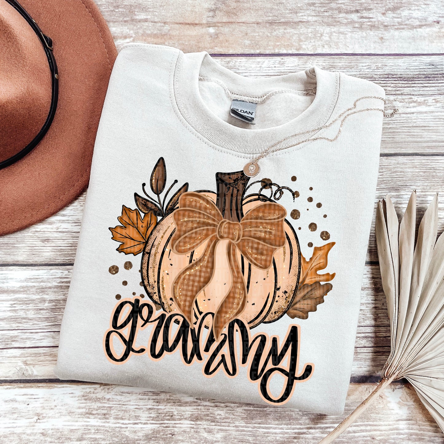 Fall Glitter Pumpkin; Grammy