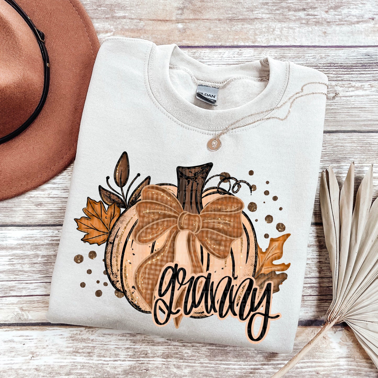 Fall Glitter Pumpkin; Granny