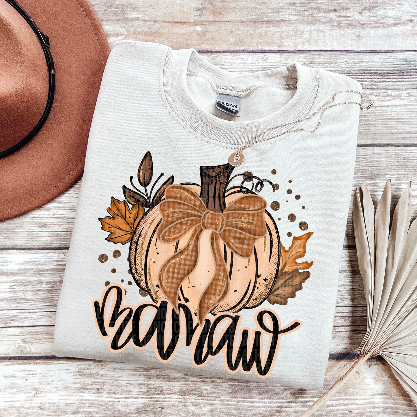 Fall Glitter Pumpkin; Mamaw