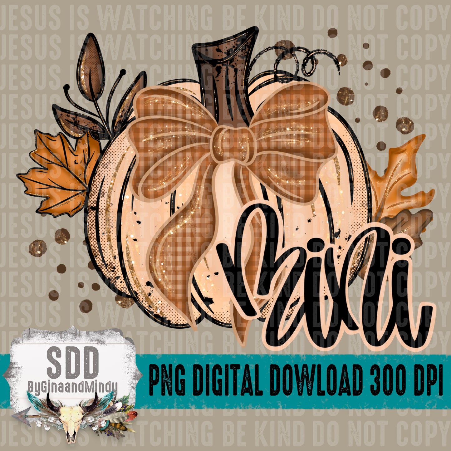Fall Glitter Pumpkin; Mama & Mini Bundle