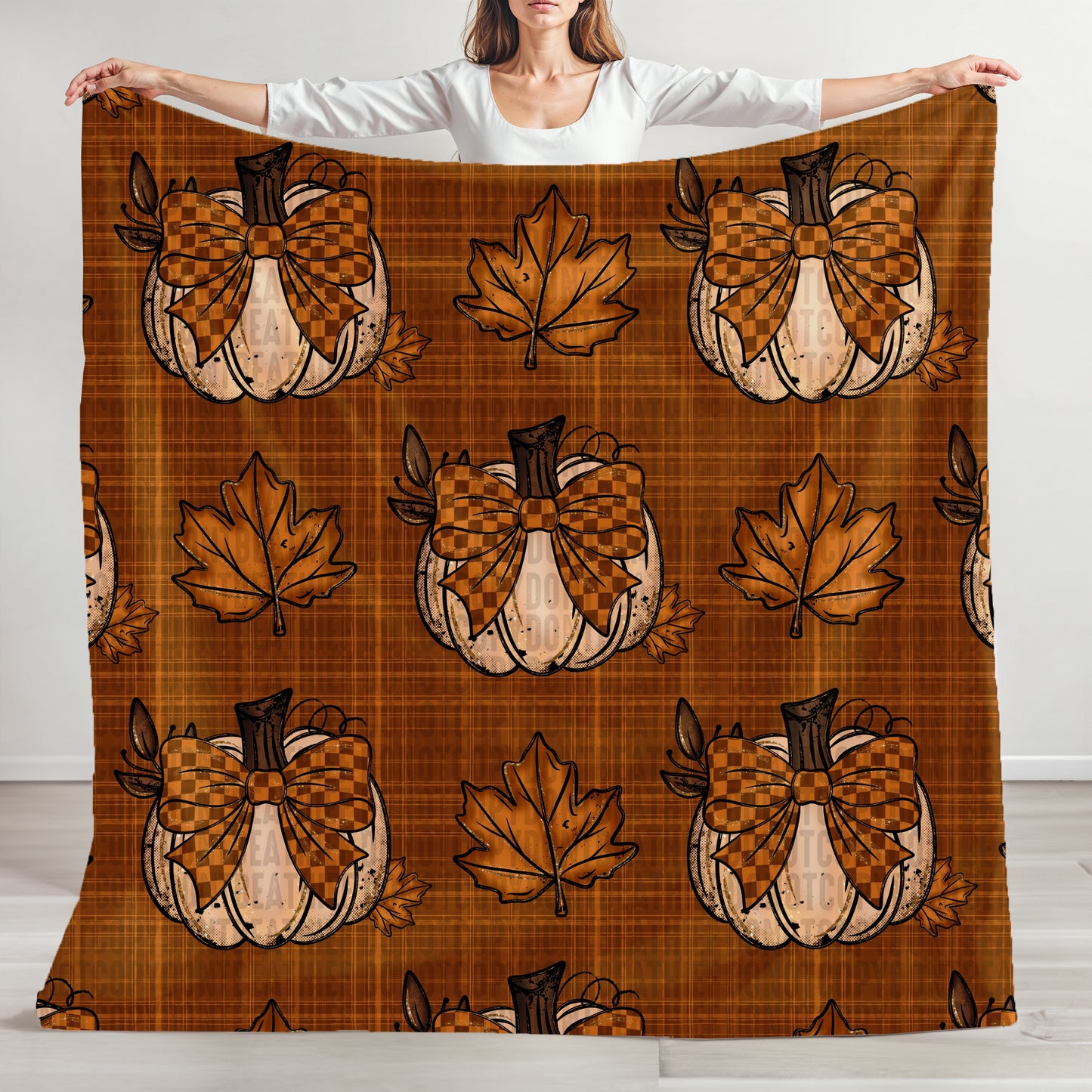 Fall Glitter Pumpkins Seamless Bundle