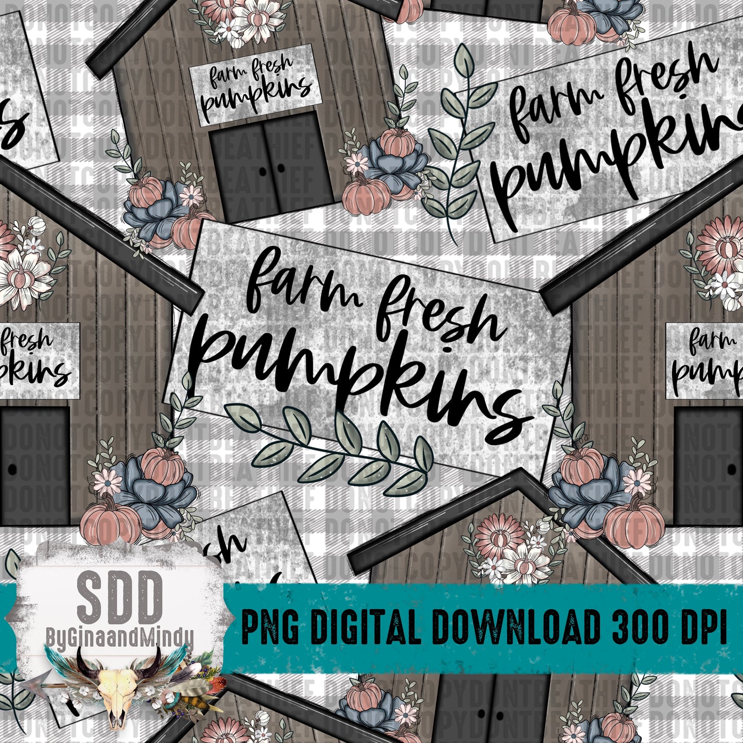 Farm Fresh Pumpkins Seamless Bundle