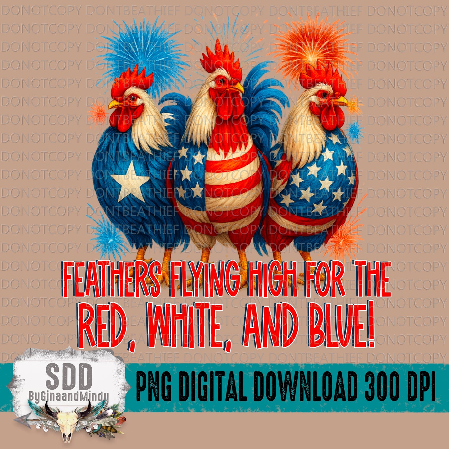 Feathers Flying High Roosters