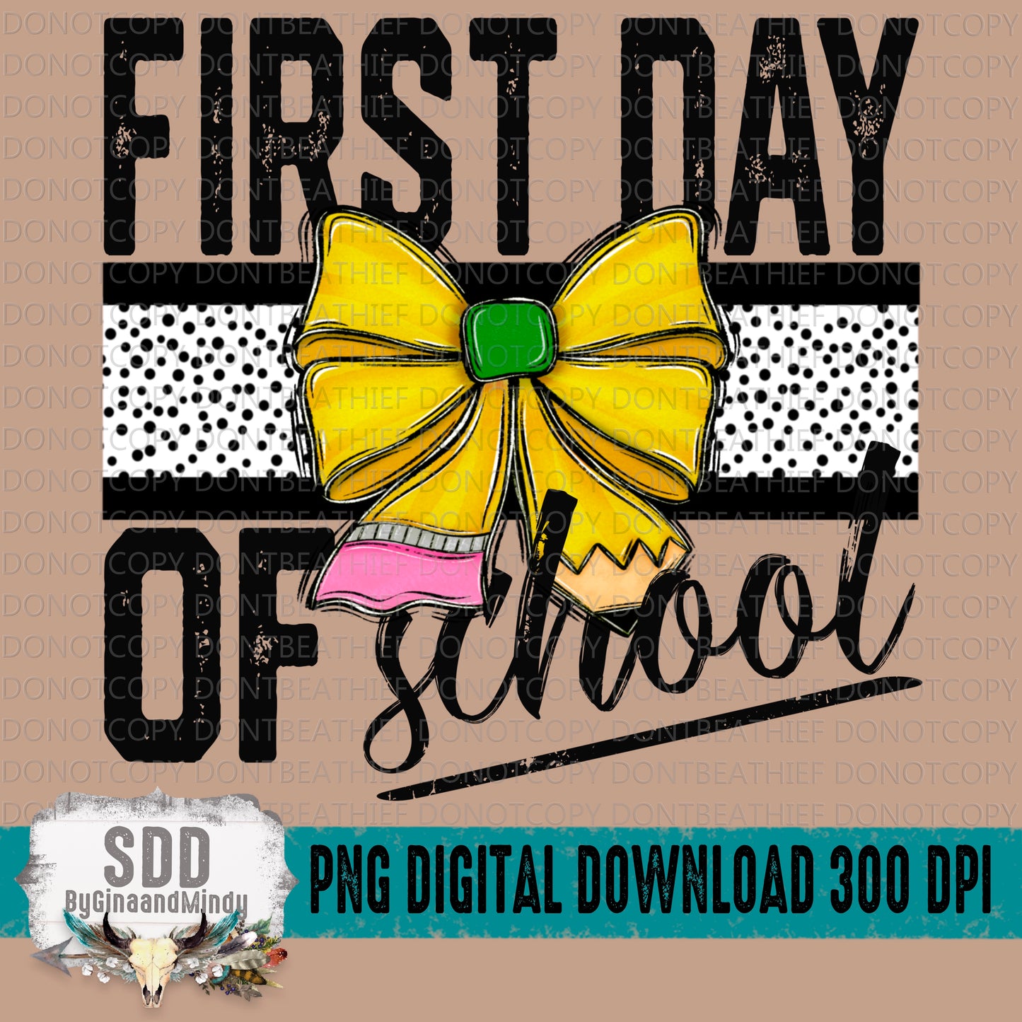 First Day of School Checkered