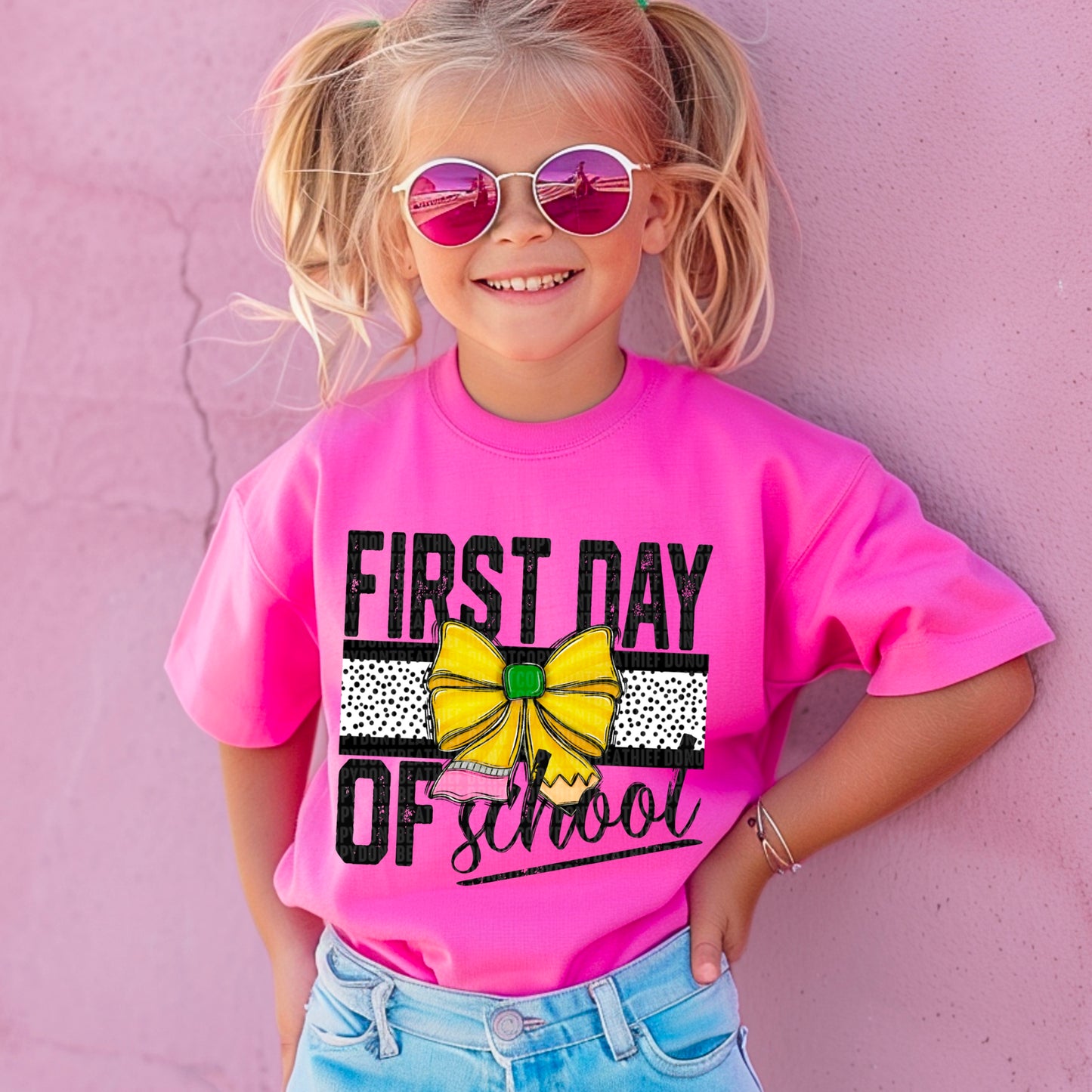 First Day of School Checkered