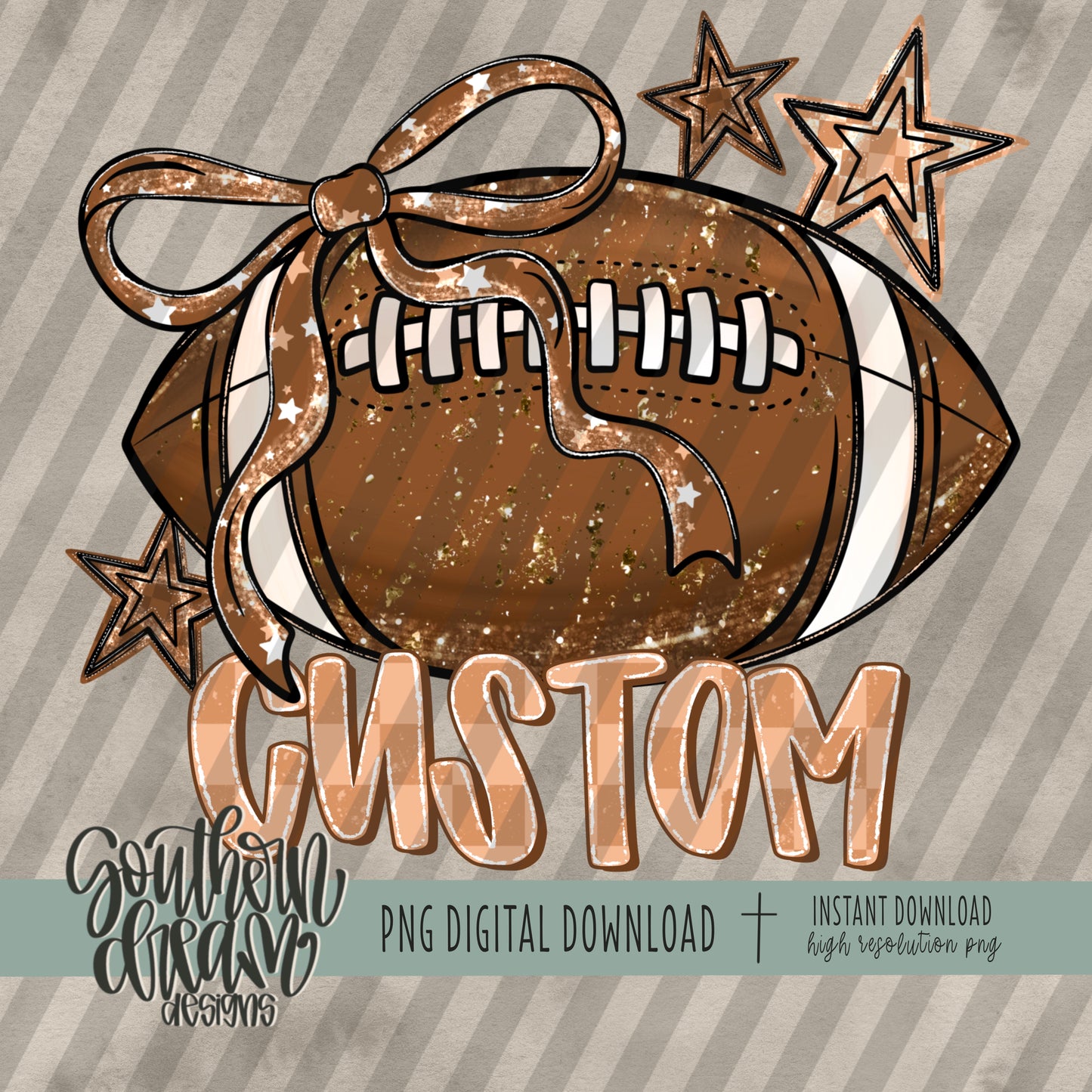 Coquette Football Mascot; CUSTOM