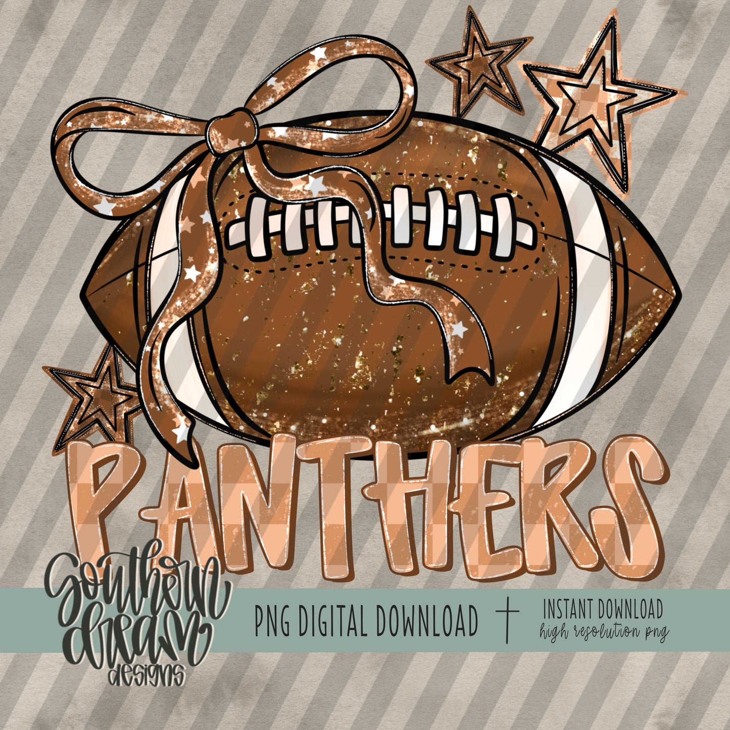 Coquette Football Mascot; PANTHERS