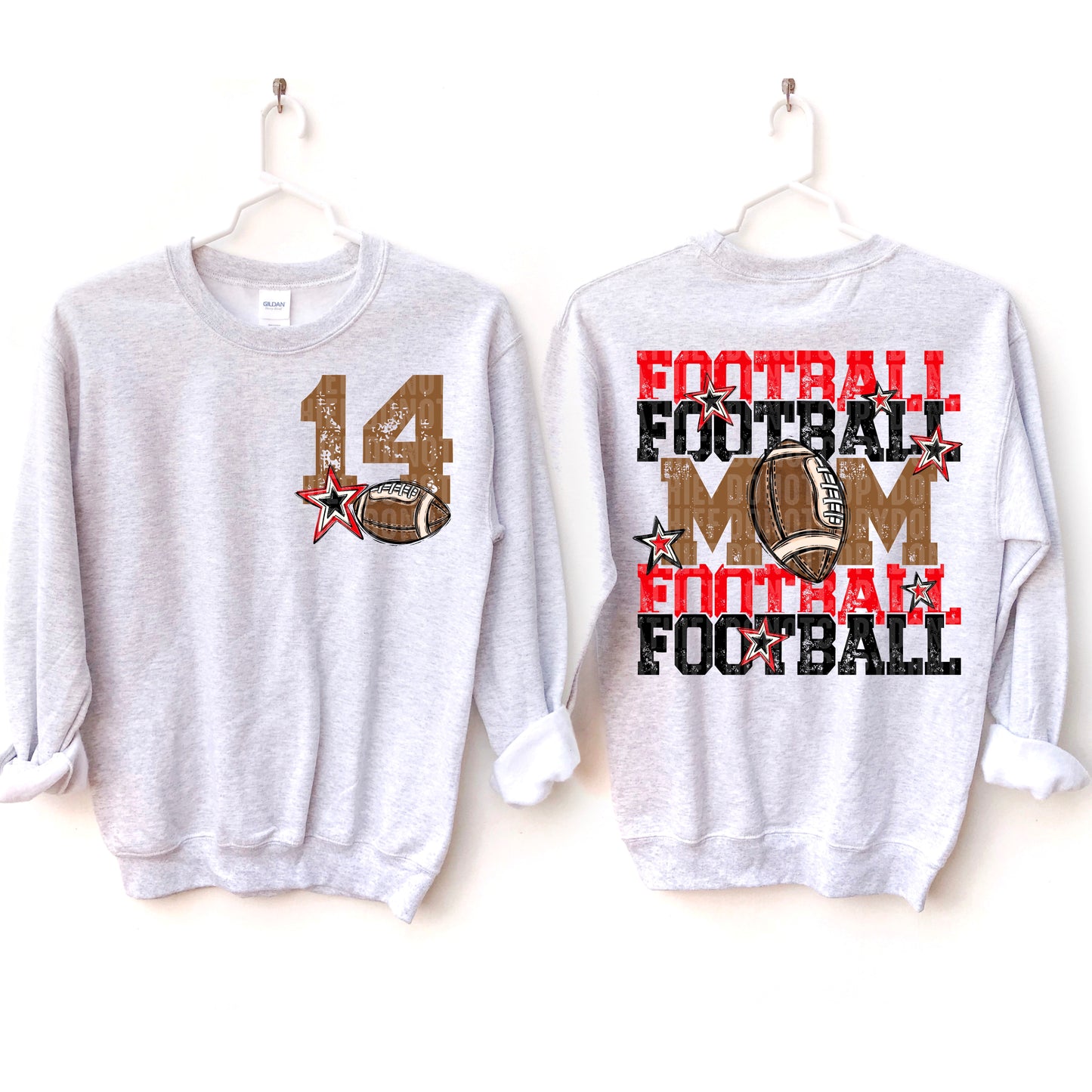 Football Mom Bundle; Red & Black