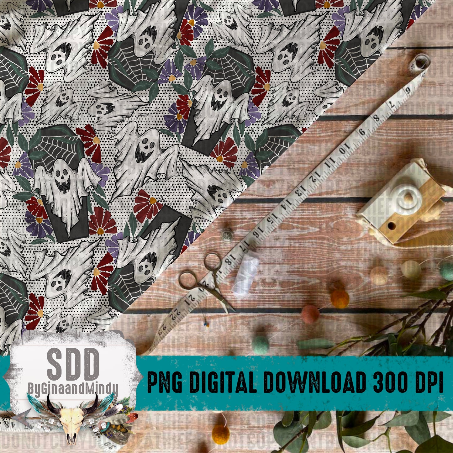 Ghost|Coffin Seamless Bundle